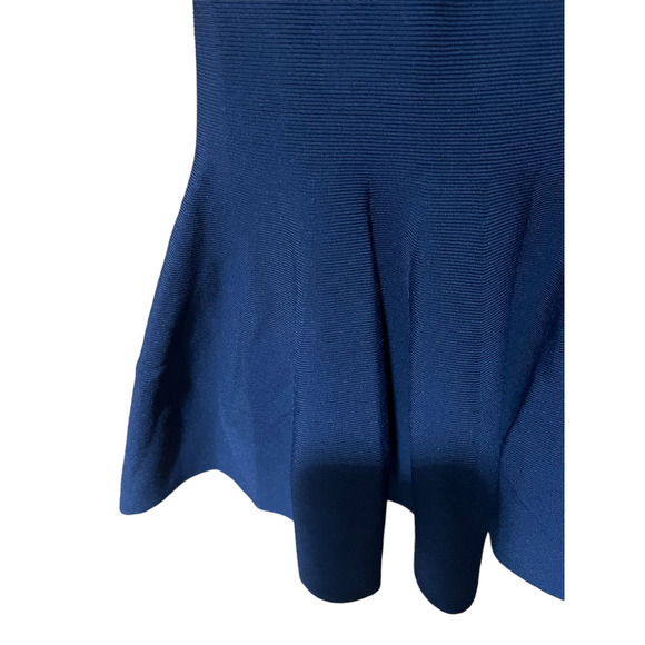 JONATHAN SIMKHAI - Navy Blue Trumpet Fluted Skirt - Size S  - NWT - Picture 3 of 5